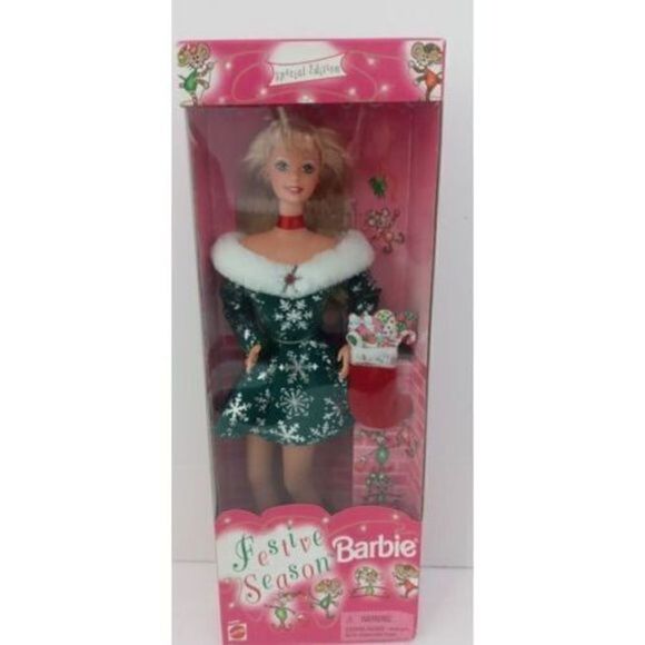 Barbie Doll Festive Season Christmas Special‎ Edition #18909 Vintage 1997 Mattel - Picture 1 of 16